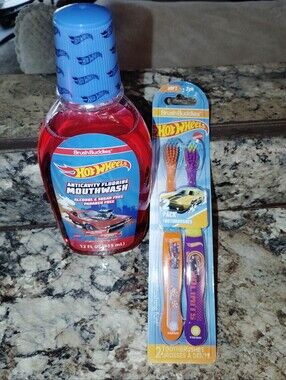 Hot Toothbrush Toothpaste Add Hot Wheels | Bath, Skin & Hair | Brushbuddies Hot Wheels Kids Mouthwash ...